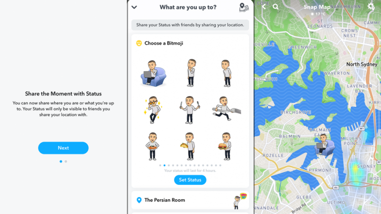 Very soon, your Snapchat friends will be able see exactly what you’re up to with Status in Snap Maps