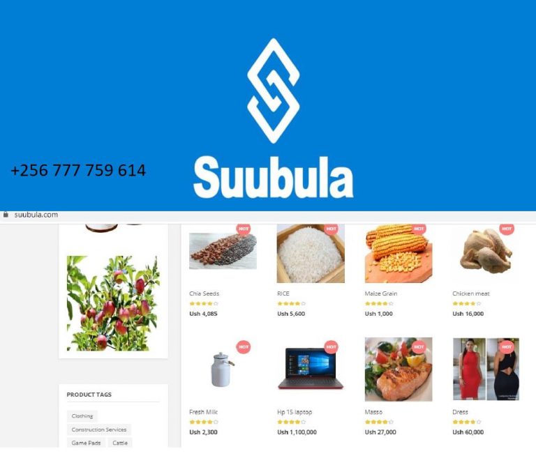 Marketplace, Suubula.com, Listed by NITA-U to Provide E-Services to People Affected by COVID19