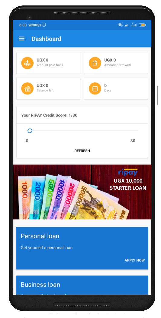 Use The RIPAY App to Get Digital Loans at The Tap of a Button