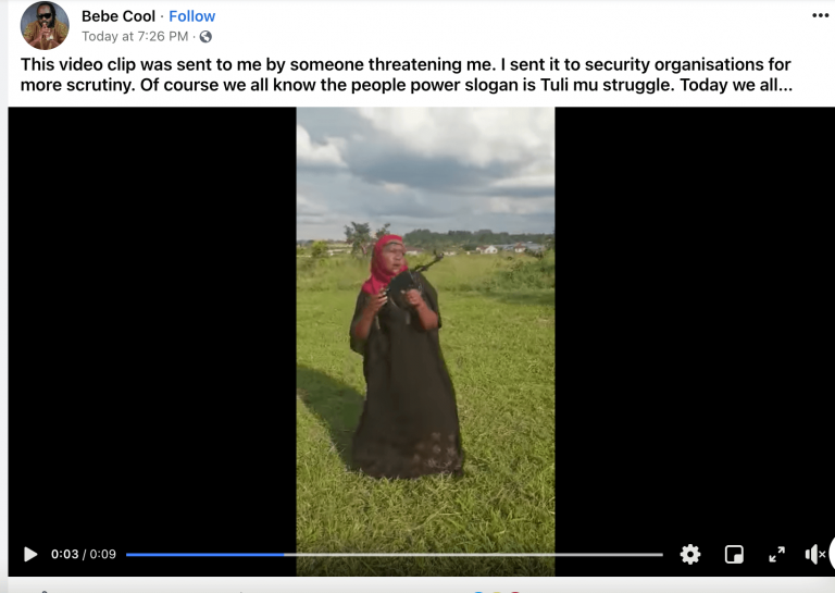 Armed Woman Shouting “Tuli Mu Struggle” Cyber Bullies Bebe Cool With an AK47