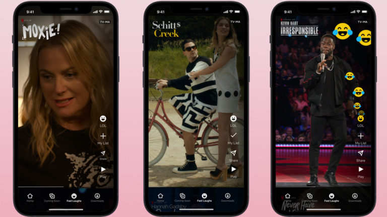 Netflix Goes Vertical, Cloning TikTok With ‘Fast Laughs’