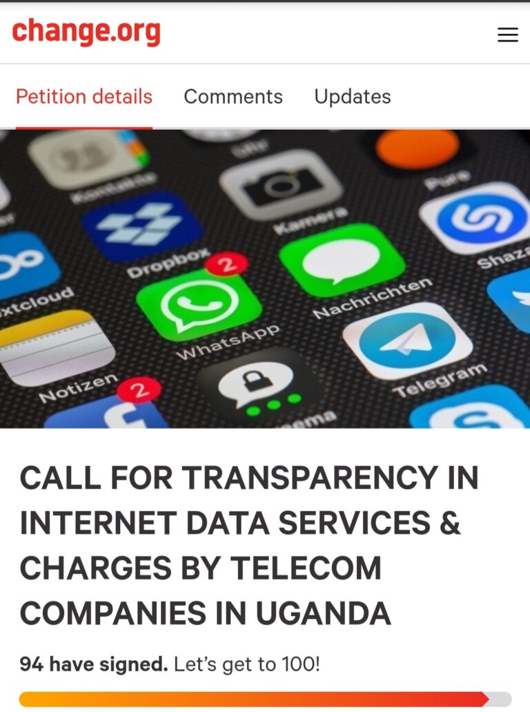 Ugandans Start Petition Calling for Transparency in Internet Data Services by Telecom Companies