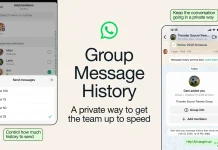 WhatsApp Introduces Group Message History to Help New Members Catch Up