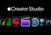 Apple Creator Studio adds MotionVFX, AI assistants and new music tools Apple Creator Studio logo and artwork.